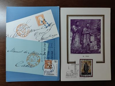 外国邮品精品专场（秒杀）第①②场 - 西班牙，梵蒂冈极限明信片