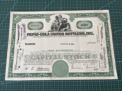 百事可乐股票 PEPSI 世界500强企业 - 百事可乐股票 PEPSI 世界500强企业