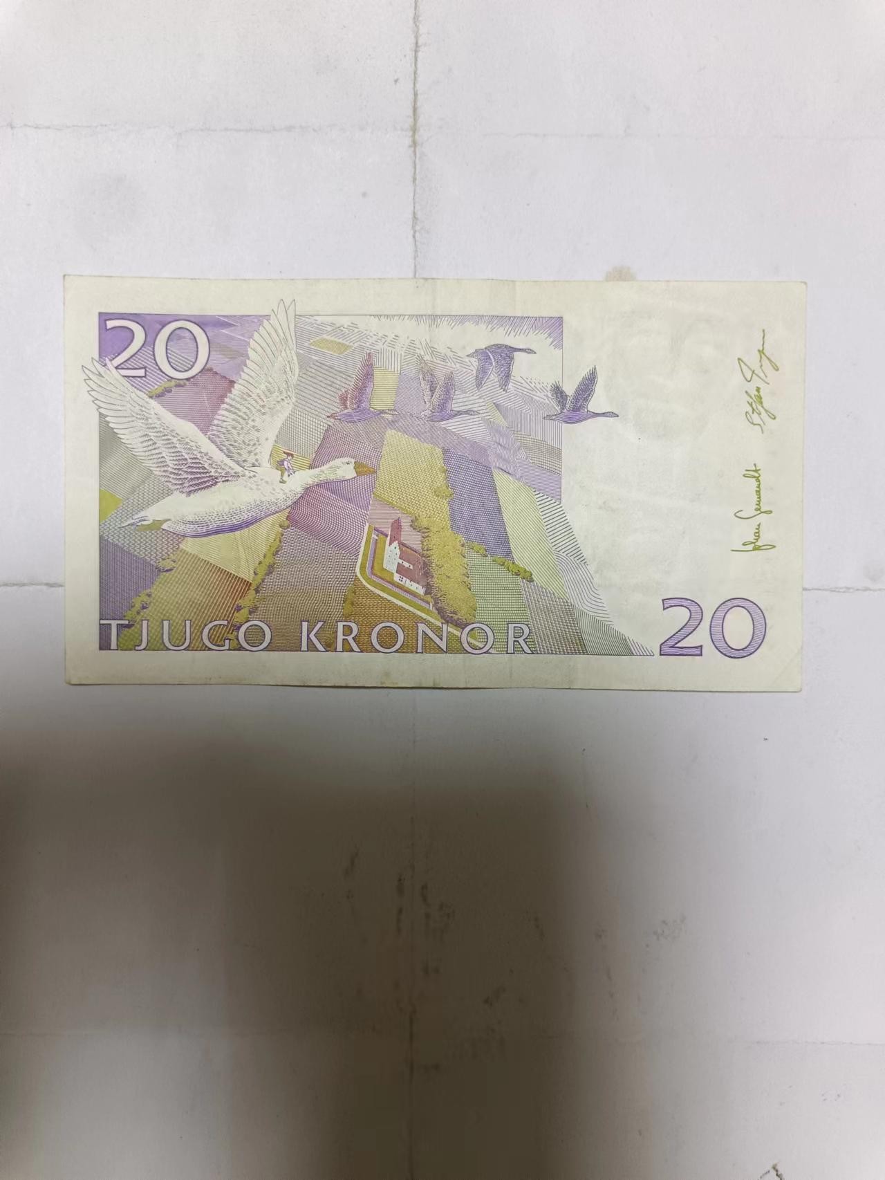 【20231005】非全新纸币第七十四场 瑞典20克朗