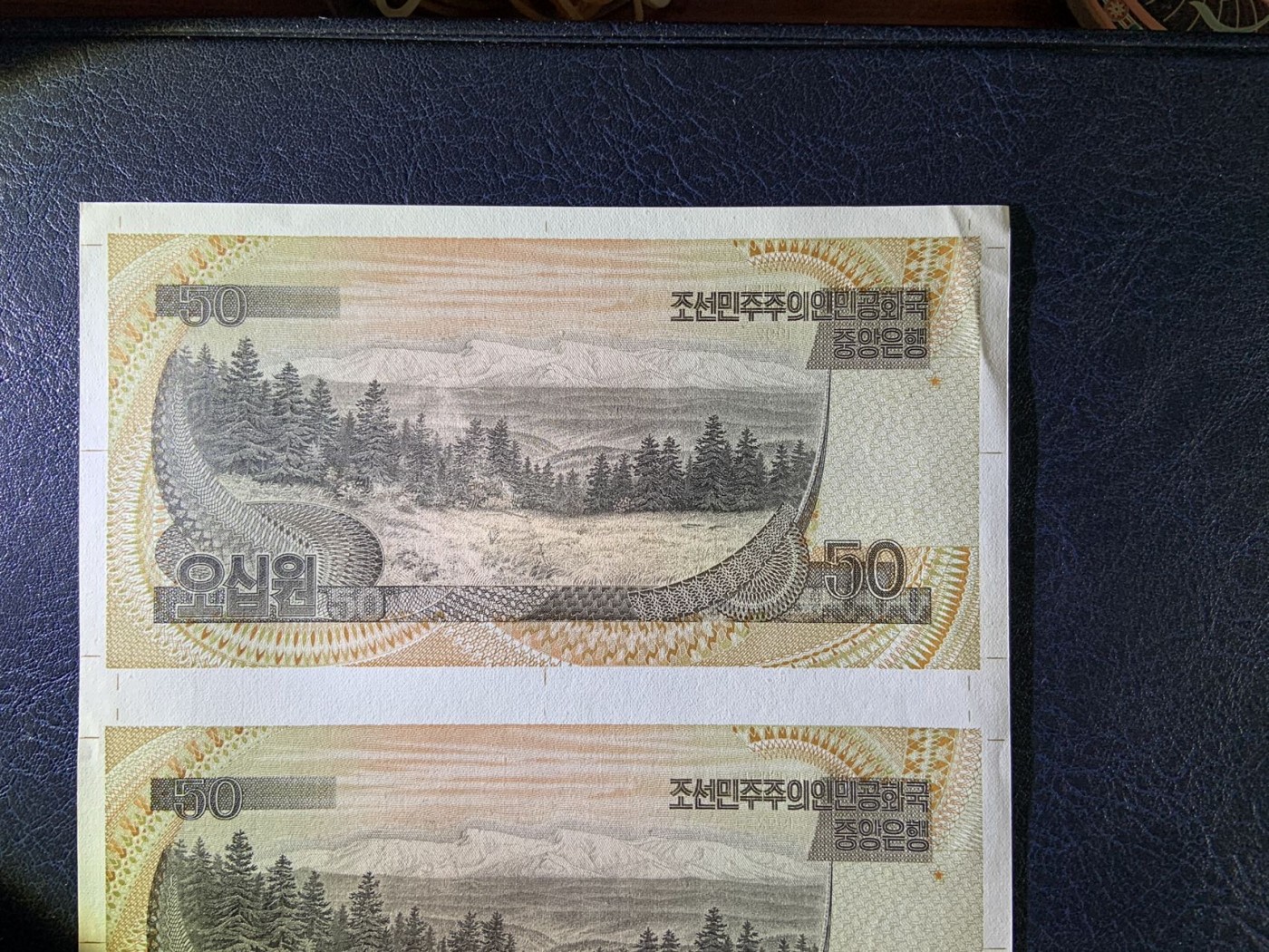 收藏联盟Quantum Auction 第294期拍卖 巴哈马彩背女王珍品 朝鲜1992年50和100元两连体加盖金日成诞辰95周年纪念 品相UNC 边角有瑕疵