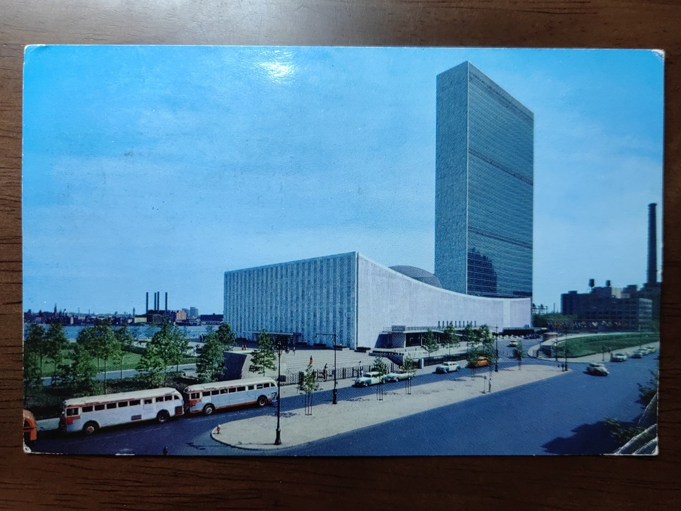 外国邮品精品专场（秒杀）第①②场 1958年 联合国大楼纪念片 实寄片