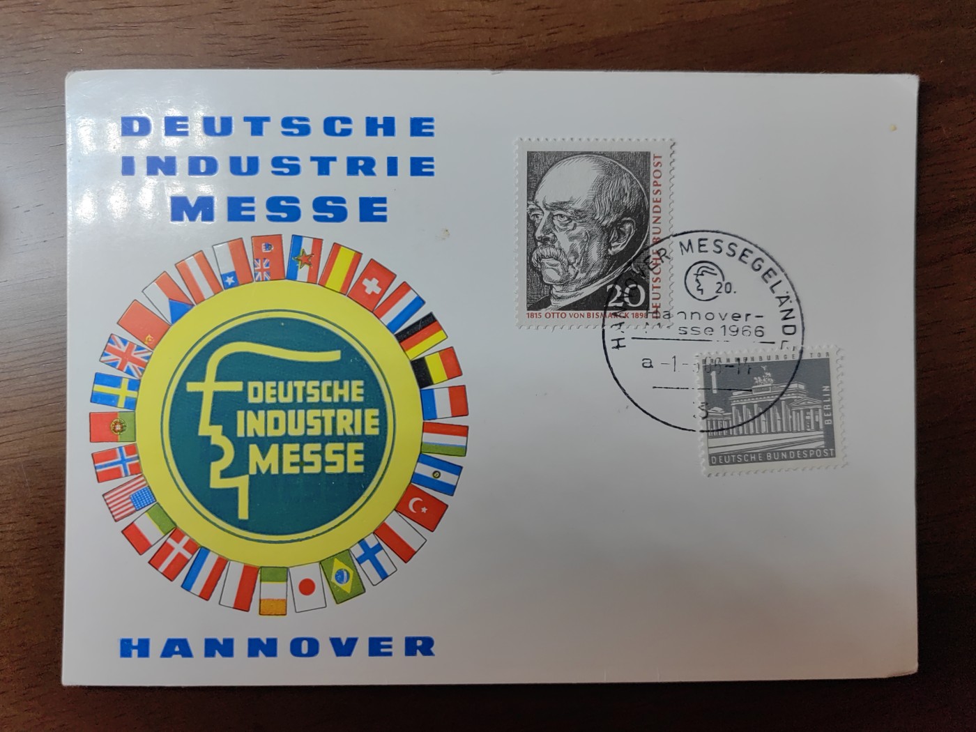 外国邮品精品专场（秒杀）第①②场 1966德国工业博览会纪念邮片