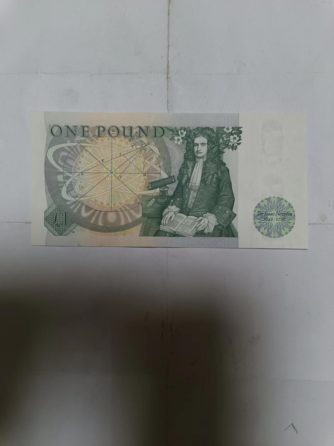 【20231005】非全新纸币第七十四场 英国D序列1镑，好品