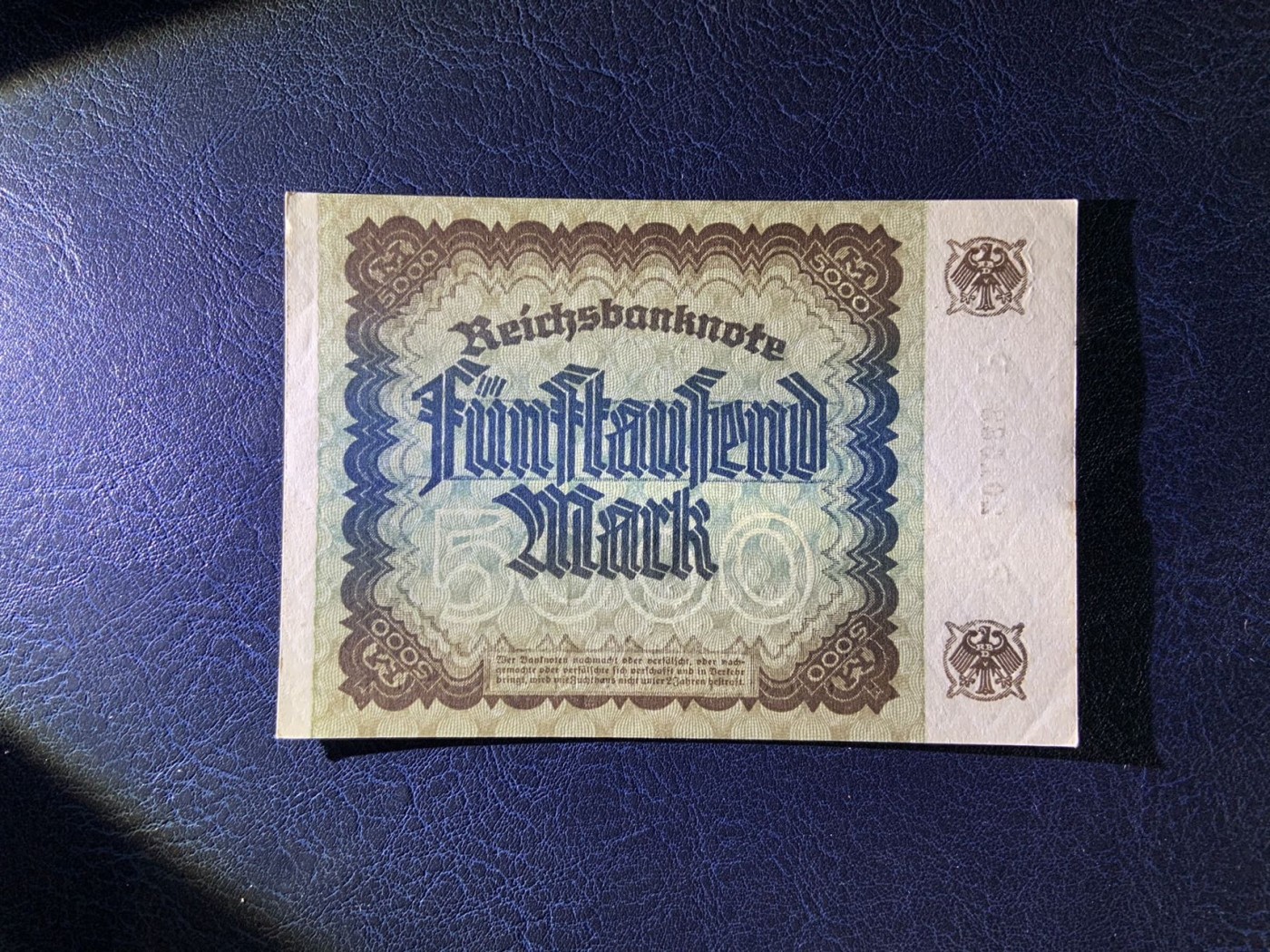 收藏联盟Quantum Auction 第294期拍卖 巴哈马彩背女王珍品 德国1922年5000马克 品相UNC-