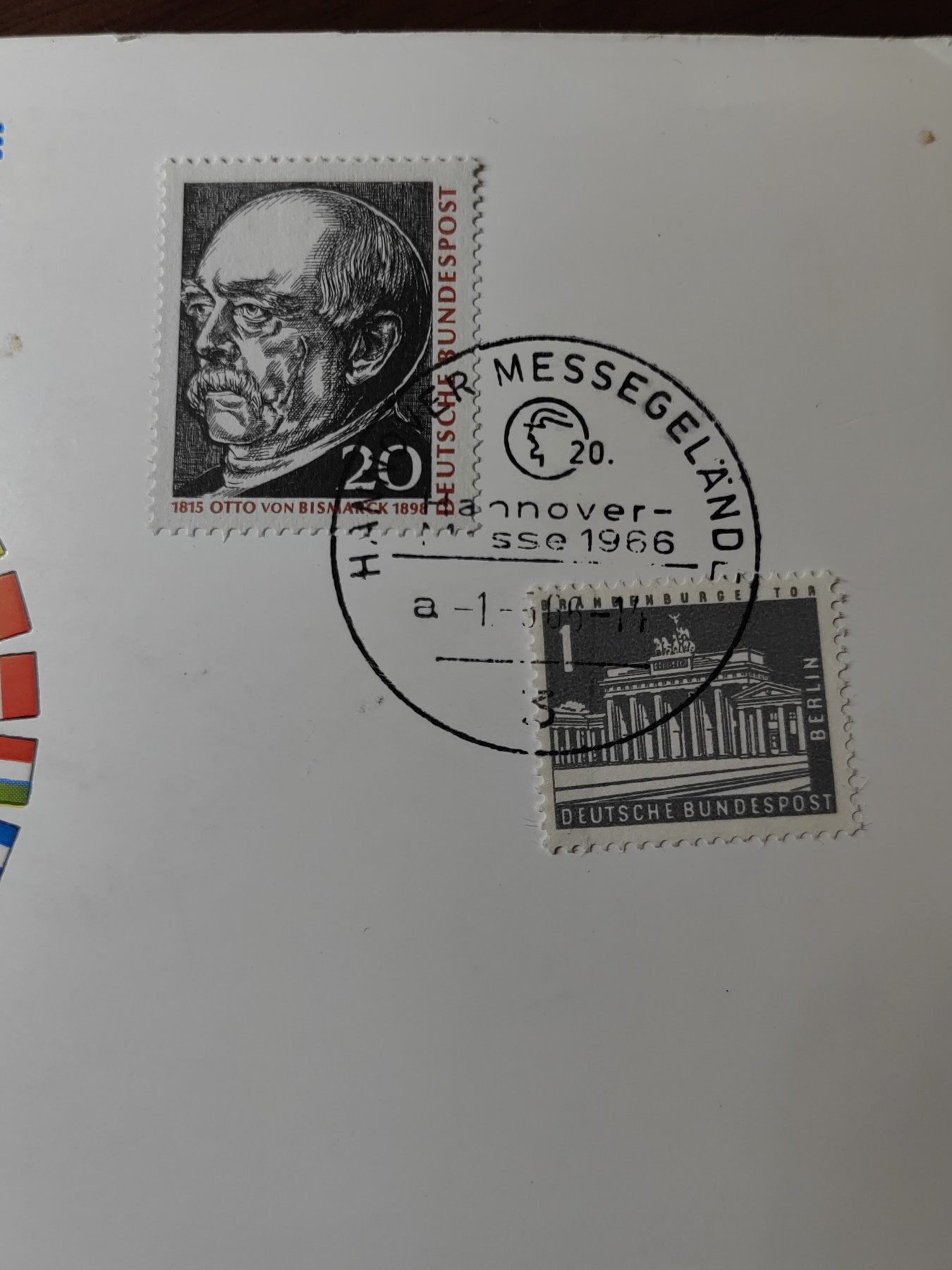 外国邮品精品专场（秒杀）第①②场 1966德国工业博览会纪念邮片