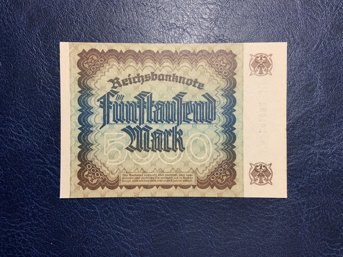 收藏联盟Quantum Auction 第294期拍卖 巴哈马彩背女王珍品 德国1922年5000马克 品相UNC-