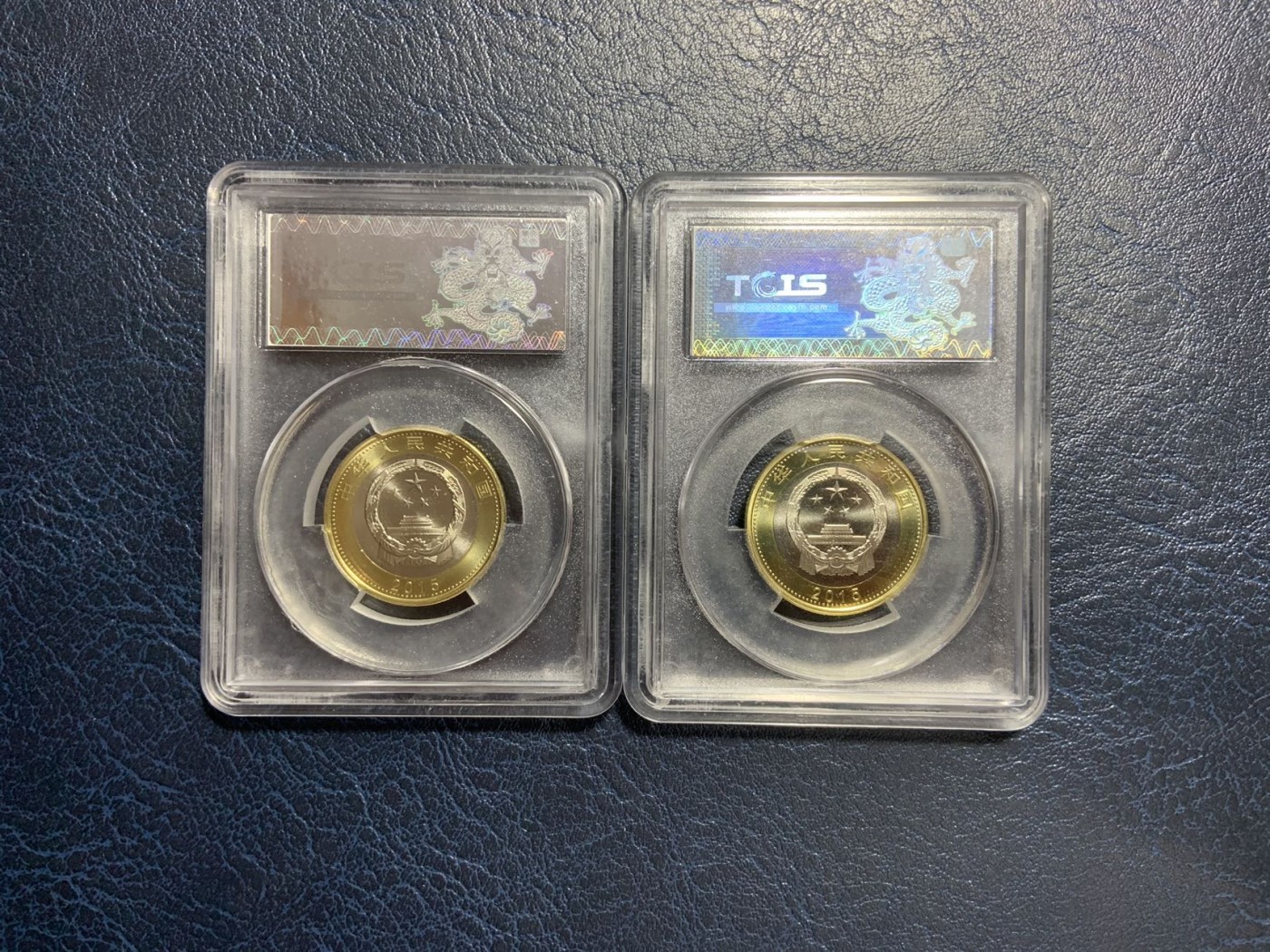 收藏联盟Quantum Auction 第294期拍卖 巴哈马彩背女王珍品 中国2015年10元航空纪念币2枚 TCIS ms69