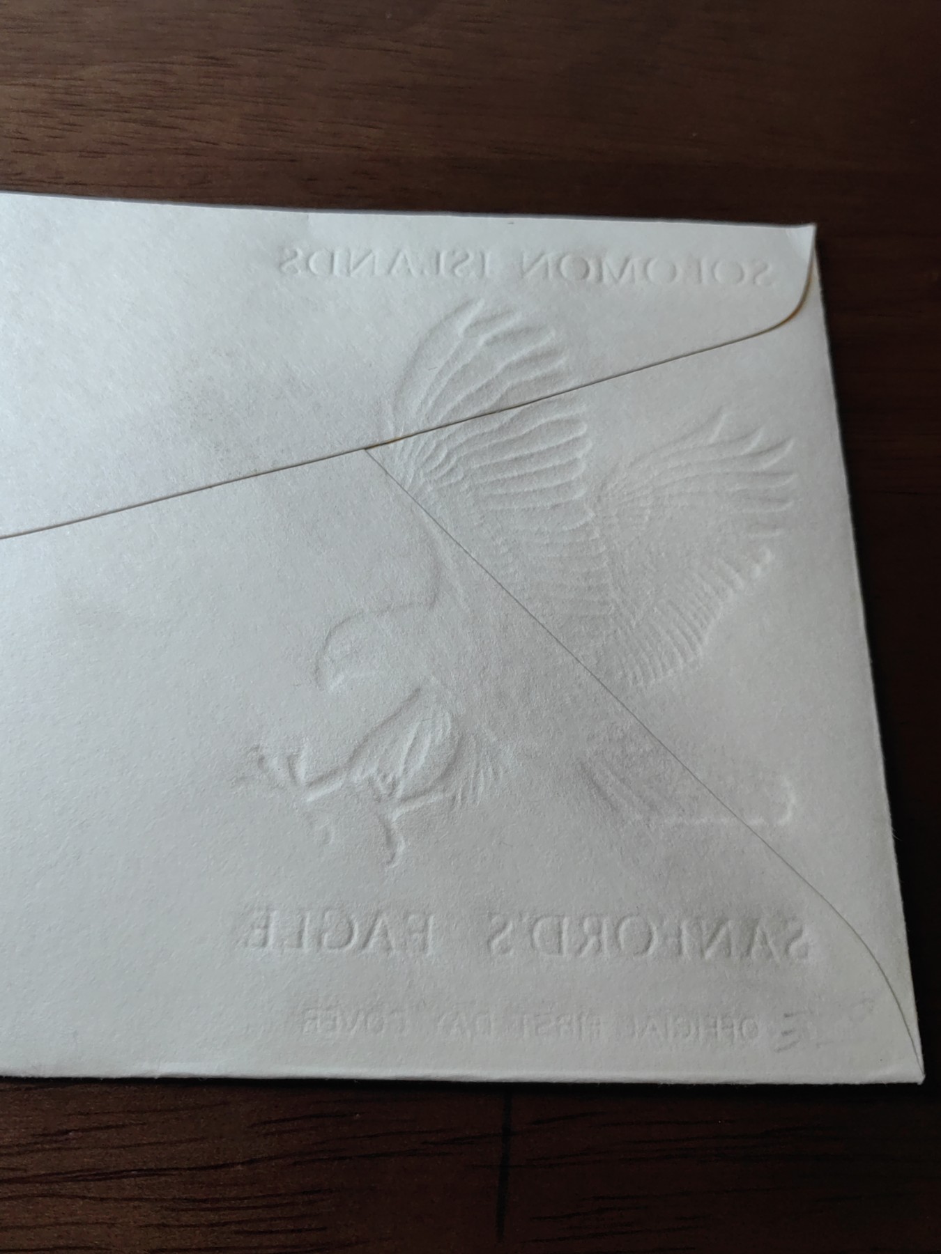 外国邮品精品专场（秒杀）第①②场 所罗门群岛1982年猛禽 桑福德鹰连体邮票