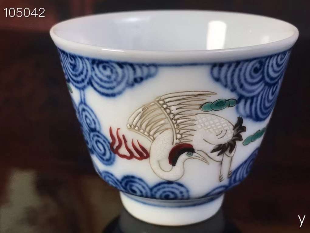 康熙青花小碗，造型端庄周正，敦厚古朴，品相完整，成色如图