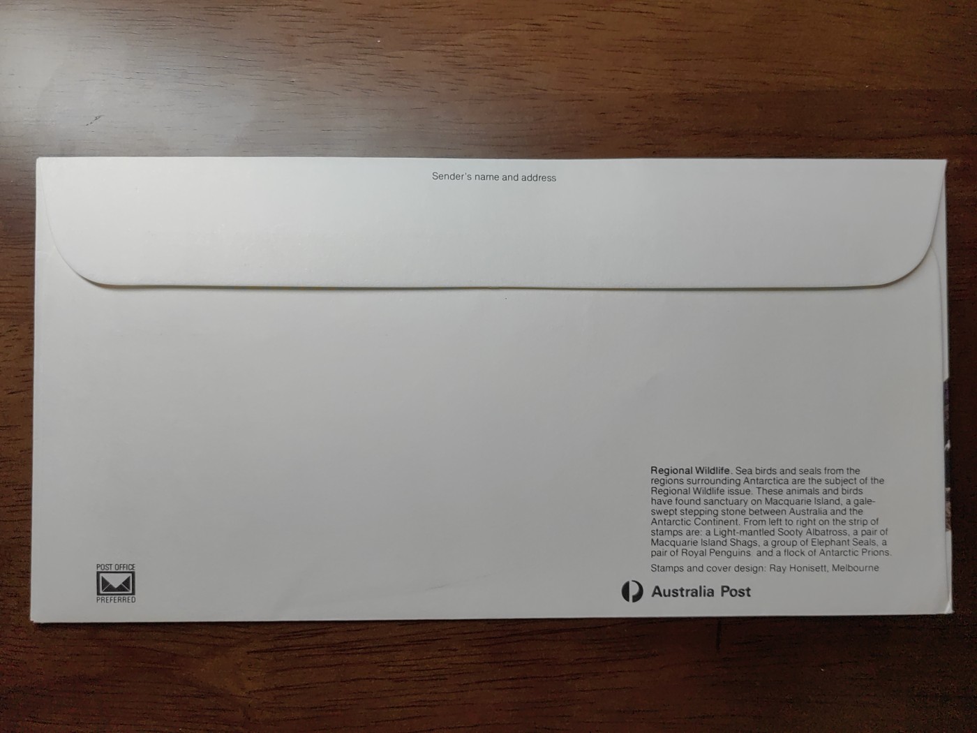 外国邮品精品专场（秒杀）第①②场 1983澳属南极极地动物 连体邮票