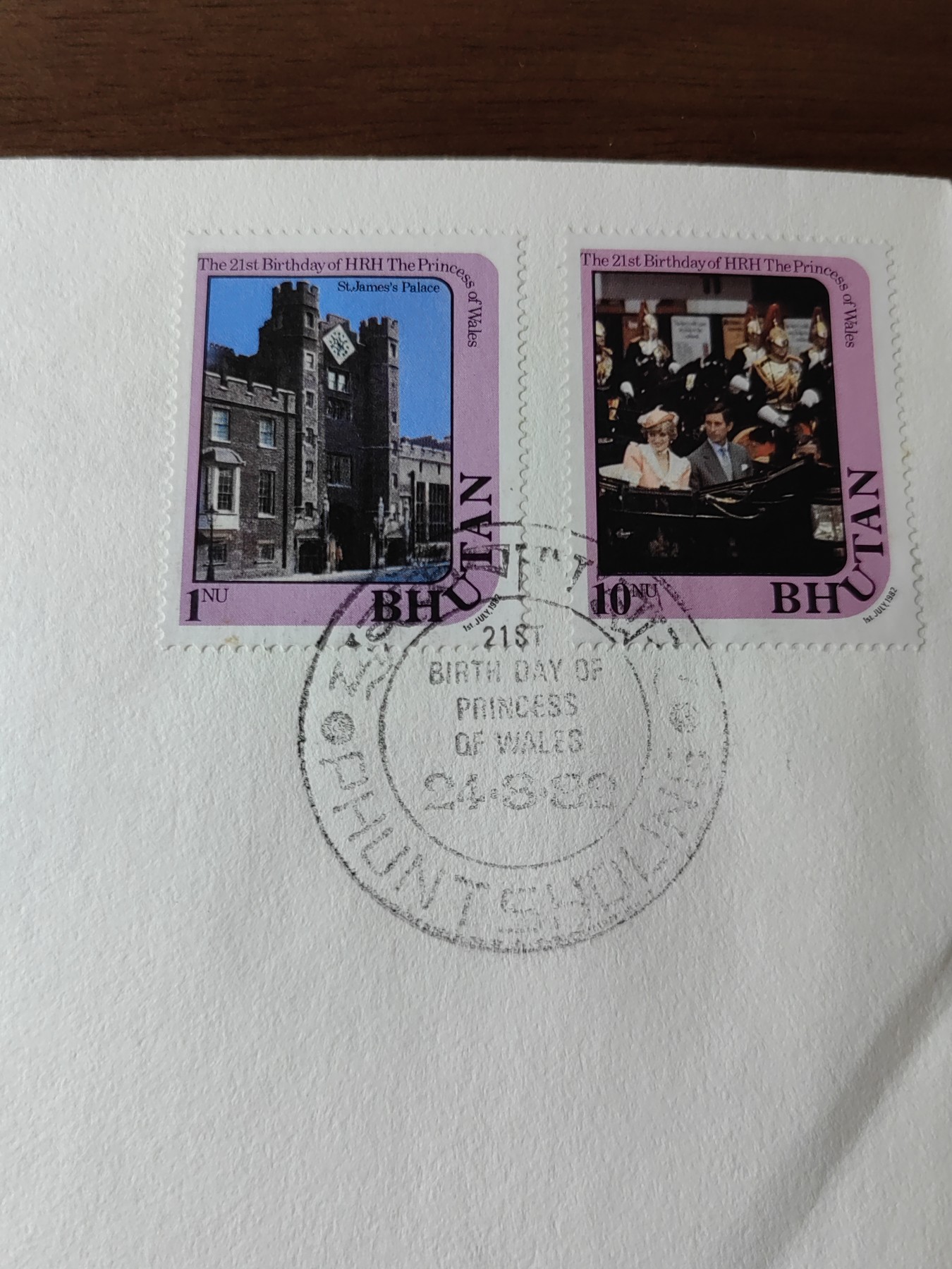 外国邮品精品专场（秒杀）第①②场 英国1982年公主21周岁生日纪念邮封一套