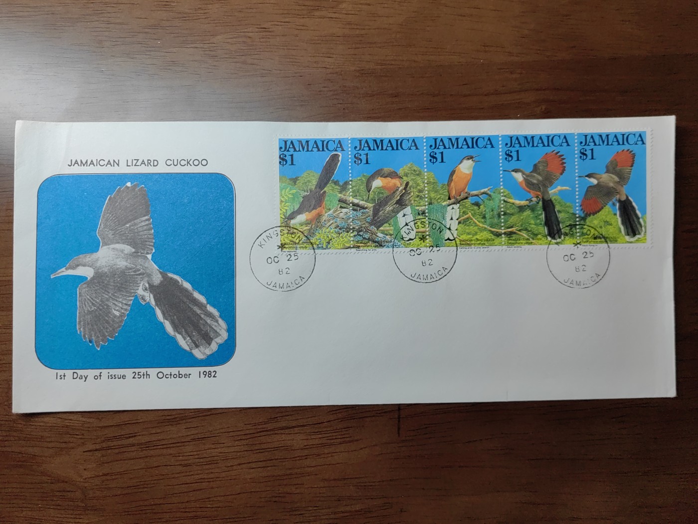 外国邮品精品专场（秒杀）第①②场 1982年牙买加 鸟类连体邮票