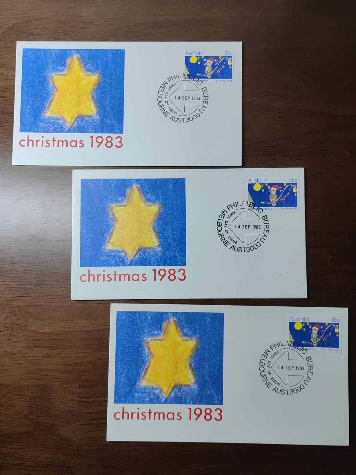 精选邮品专场（秒杀）第①⑧场 澳大利亚1983年 圣诞快乐纪念封