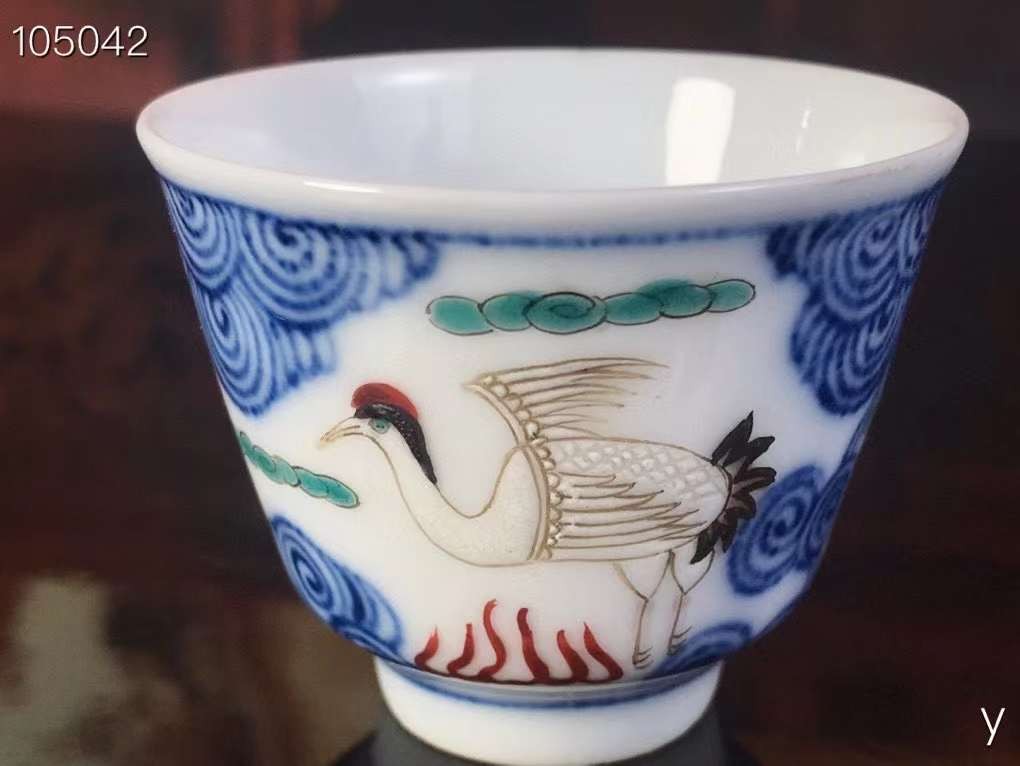 康熙青花小碗，造型端庄周正，敦厚古朴，品相完整，成色如图