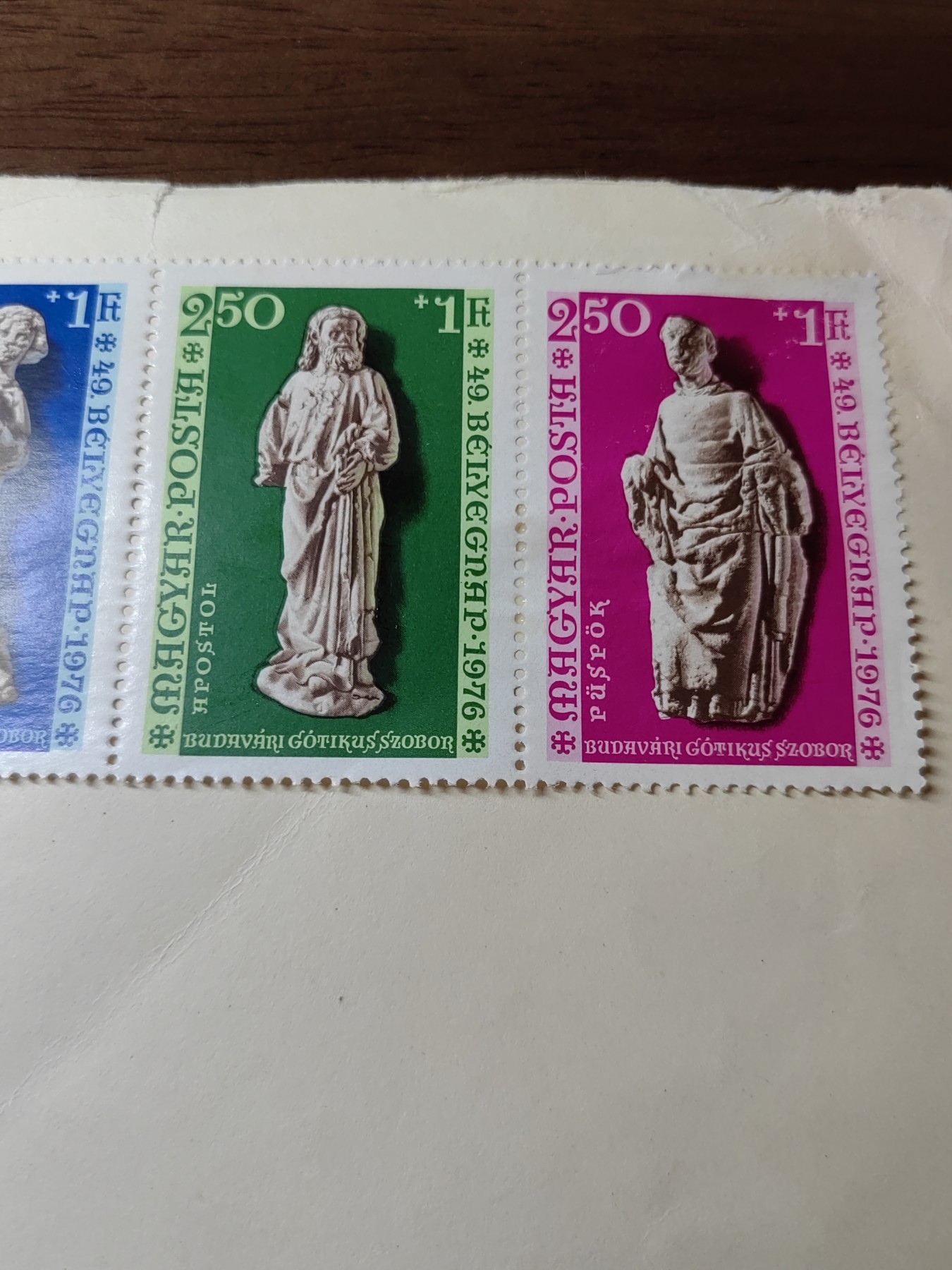 外国邮品精品专场（秒杀）第①②场 匈牙利1976年 博物馆古代人物雕塑 4全