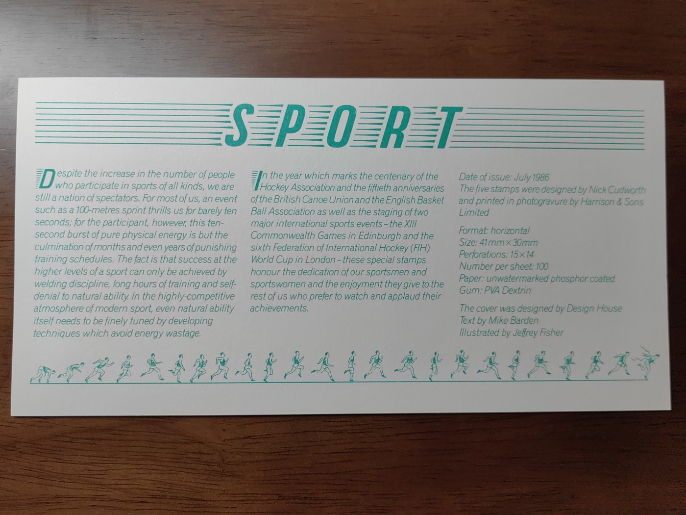 外国邮品精品专场（秒杀）第①②场 英国首日封 1986年 英联邦运动会 射击 举重 短跑 （实寄）