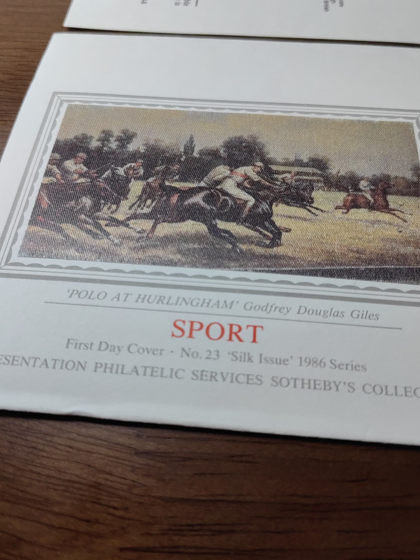 外国邮品精品专场（秒杀）第①②场 英国首日封 1986年 英联邦运动会 射击 举重 短跑 （实寄）丝绸编织马球