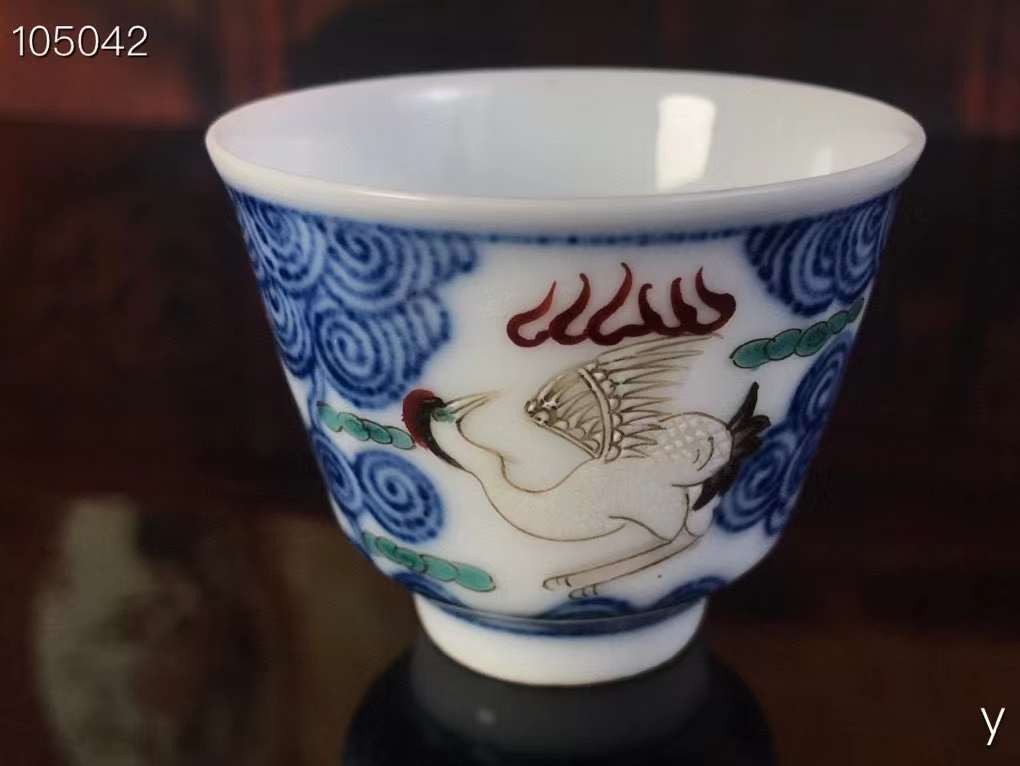 康熙青花小碗，造型端庄周正，敦厚古朴，品相完整，成色如图