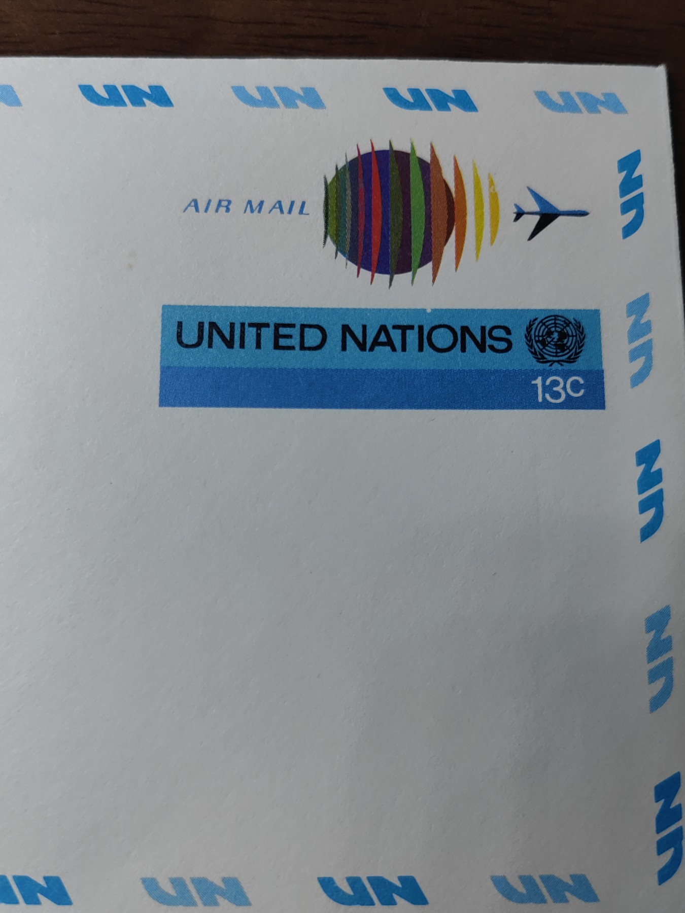 外国邮品精品专场（秒杀）第①②场 联合国全新邮封2件