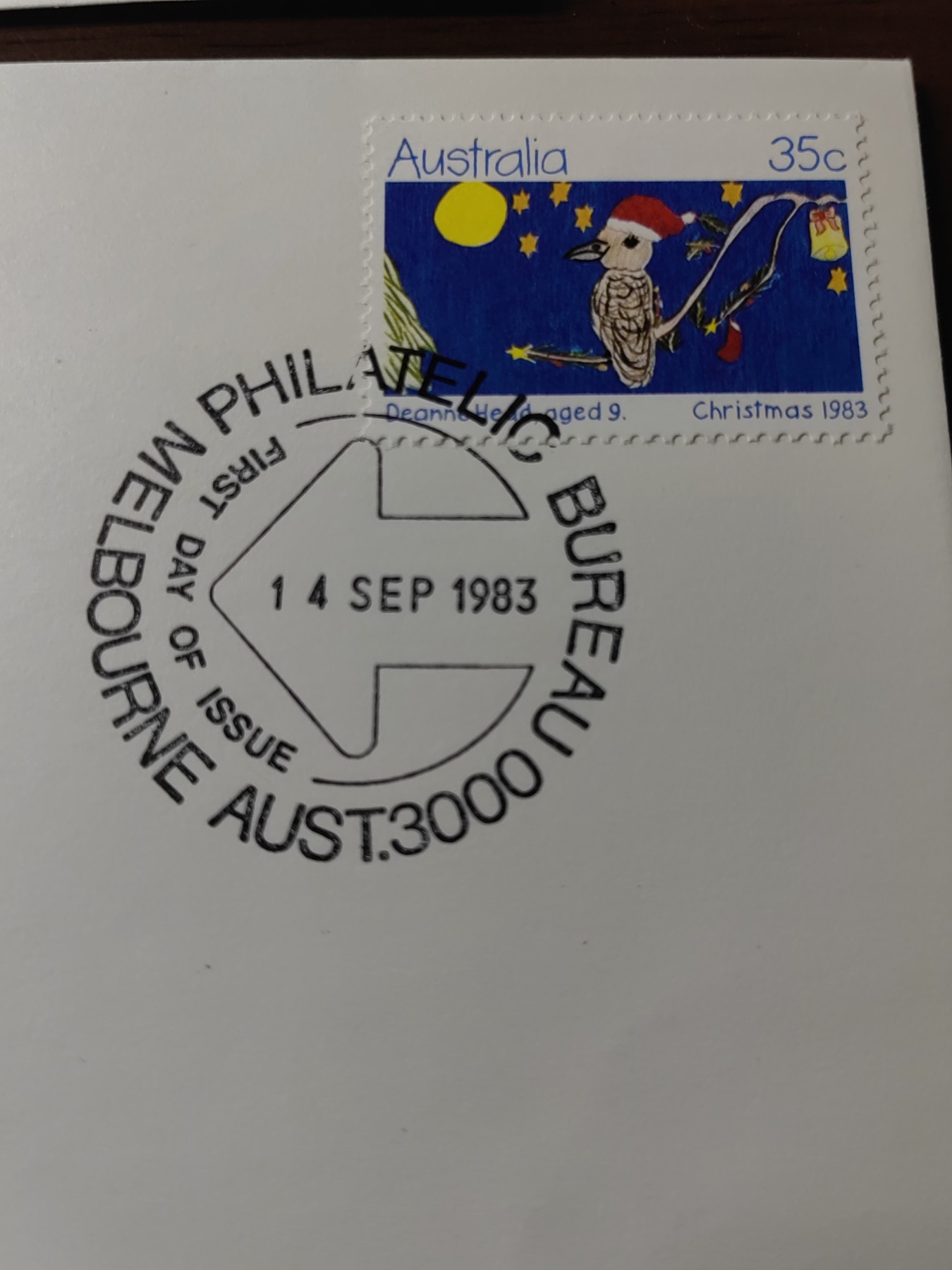 精选邮品专场（秒杀）第①⑧场 澳大利亚1983年 圣诞快乐纪念封