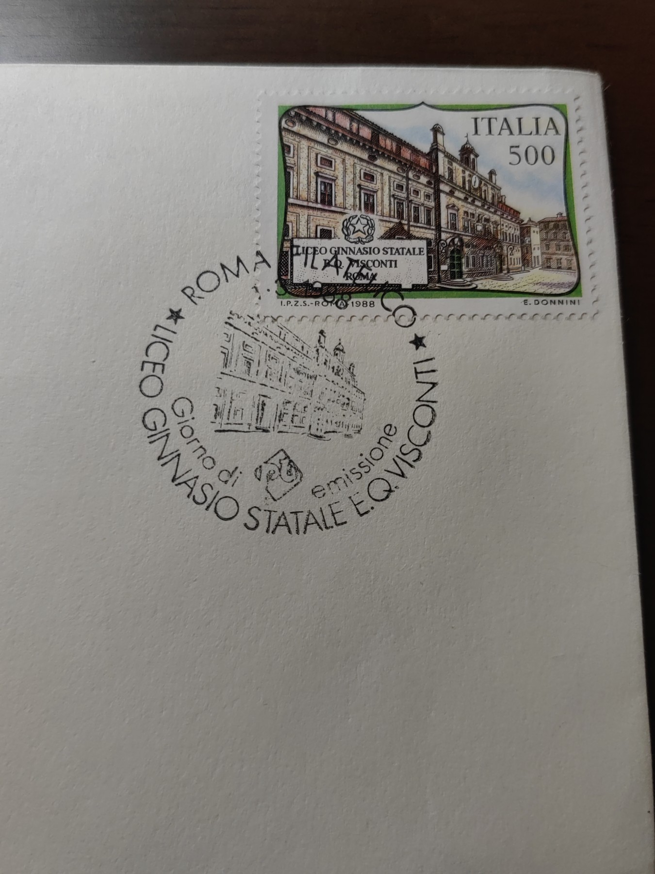 外国邮品精品专场（秒杀）第①②场 1988年米兰的帕里尼中学纪念邮封