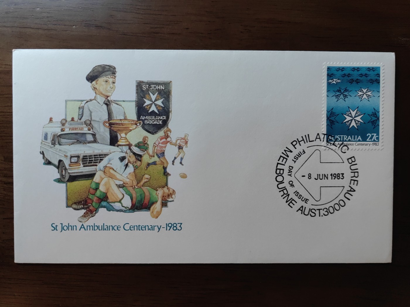 外国邮品精品专场（秒杀）第①②场 澳大利亚1983 圣约翰救护车百年庆典