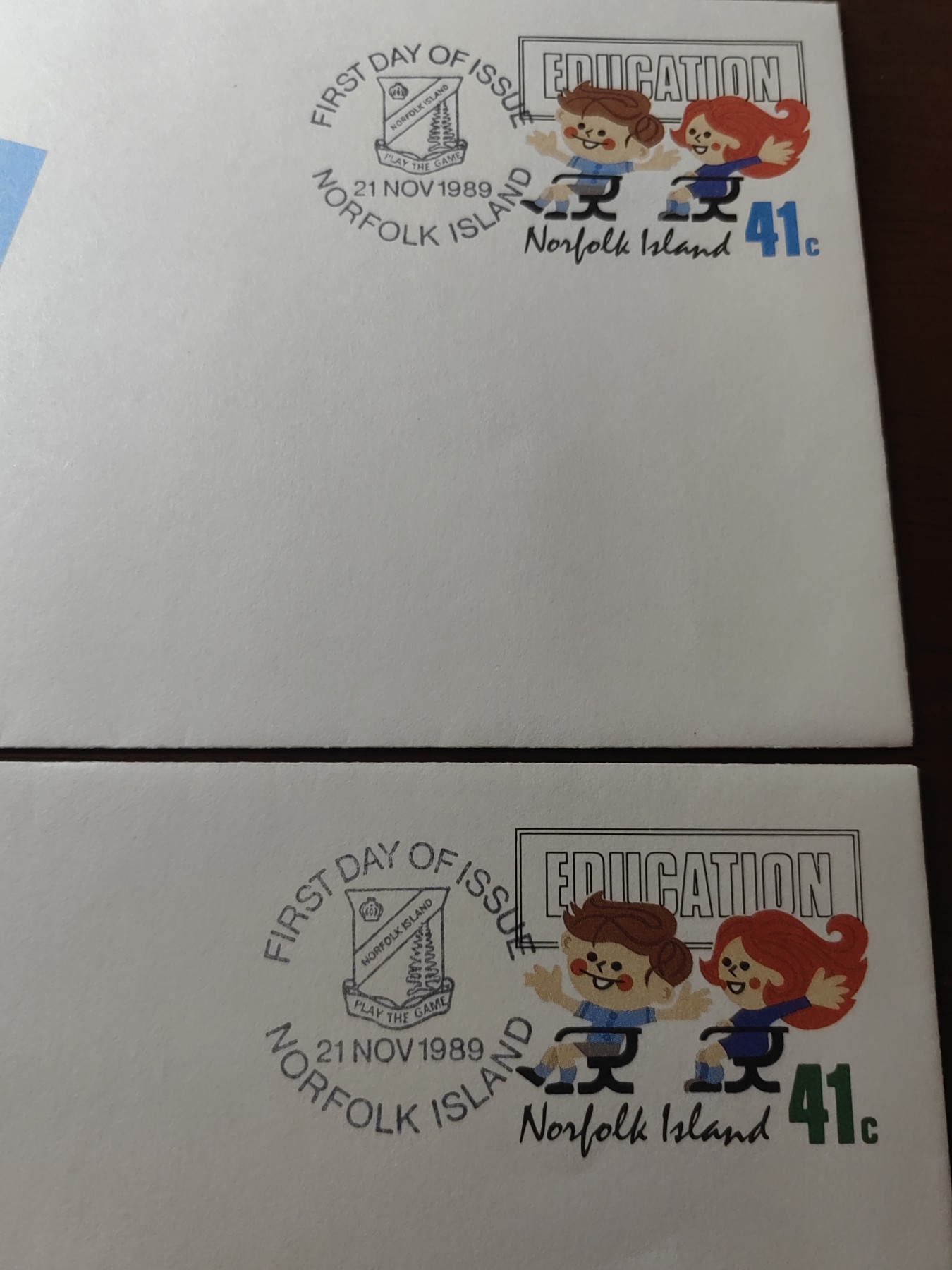 外国邮品精品专场（秒杀）第①②场 诺福克岛 1989.11.21 校园纪念邮封