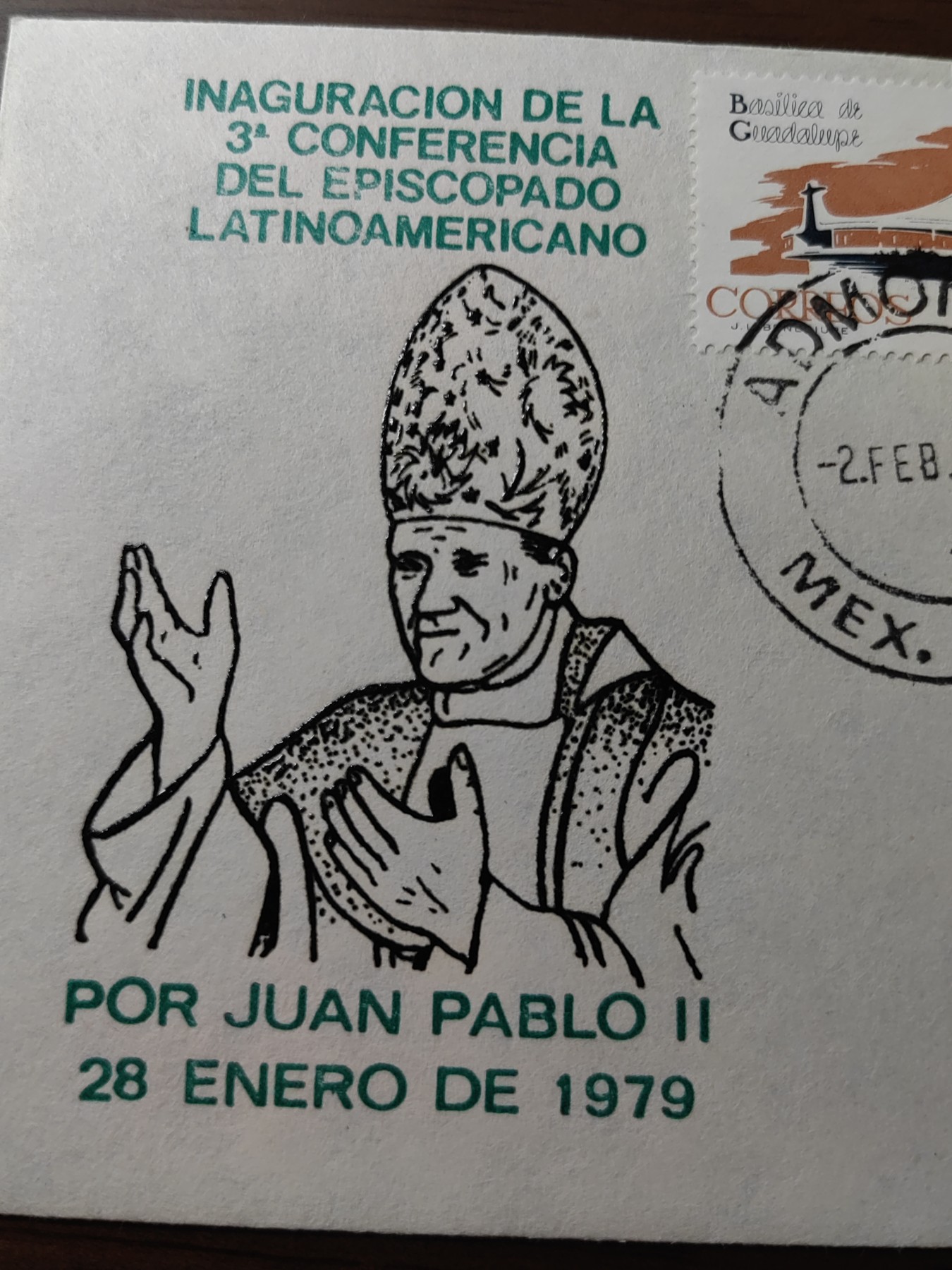 外国邮品精品专场（秒杀）第①②场 墨西哥1979年 教皇纪念邮封