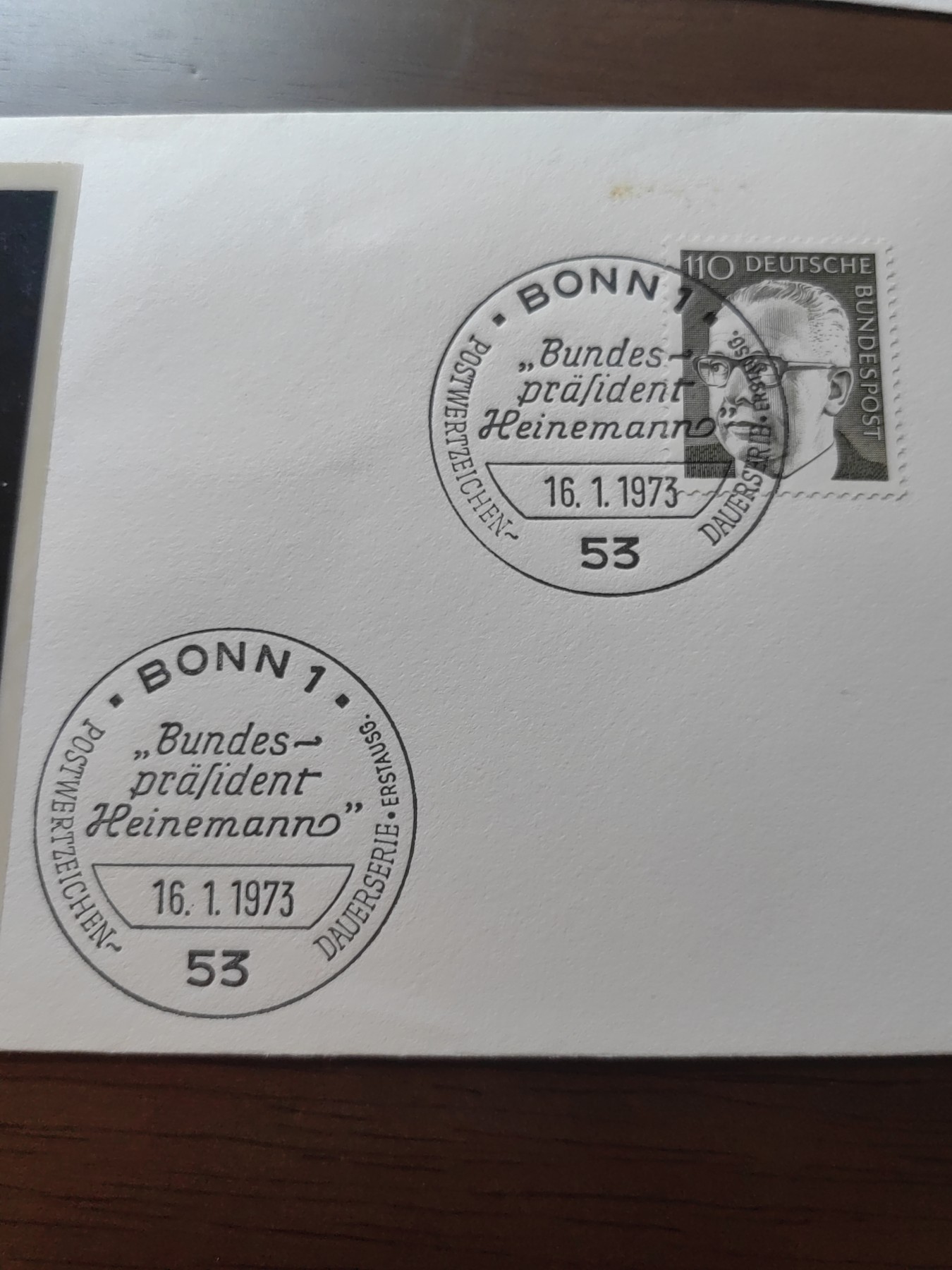 外国邮品精品专场（秒杀）第①②场 德国联邦总统纪念邮封3件