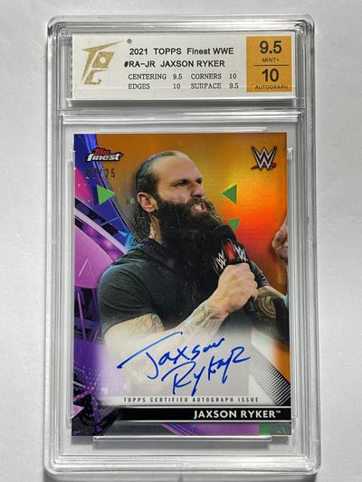 【德藏】·第5期 ·卡牌拍卖 -{ NBA,MLB,WWE···超多亲签卡 } 全场包邮 - Topps 2021 WWE JAXSON RYKER 25编 亲签限编卡 卡签 TQG 极限9.5 签名10