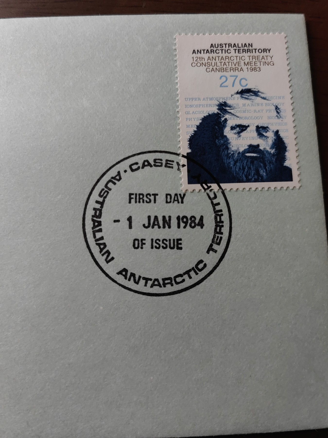 外国邮品精品专场（秒杀）第①②场 澳大利亚第12次南极条约 ， 1983年9月13日至27日。