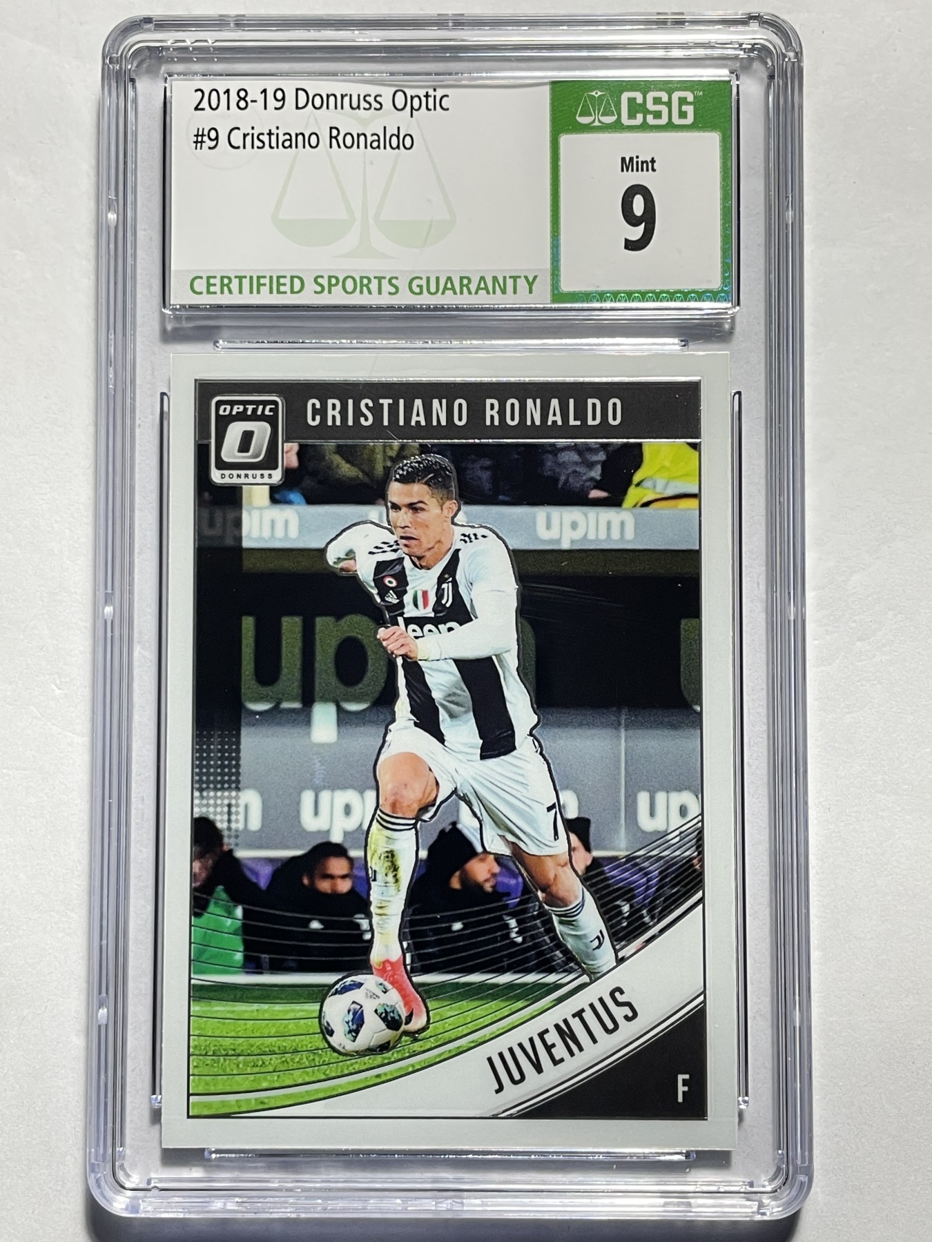 【德藏】·第5期 ·卡牌拍卖 -{ NBA,MLB,WWE···超多亲签卡 } 全场包邮 Panini Donruss 2018-19赛季 尤文图斯 C罗 CSG 9