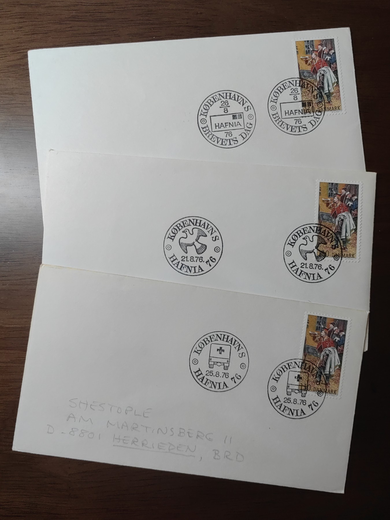 外国邮品精品专场（秒杀）第①②场 70年代丹麦邮封