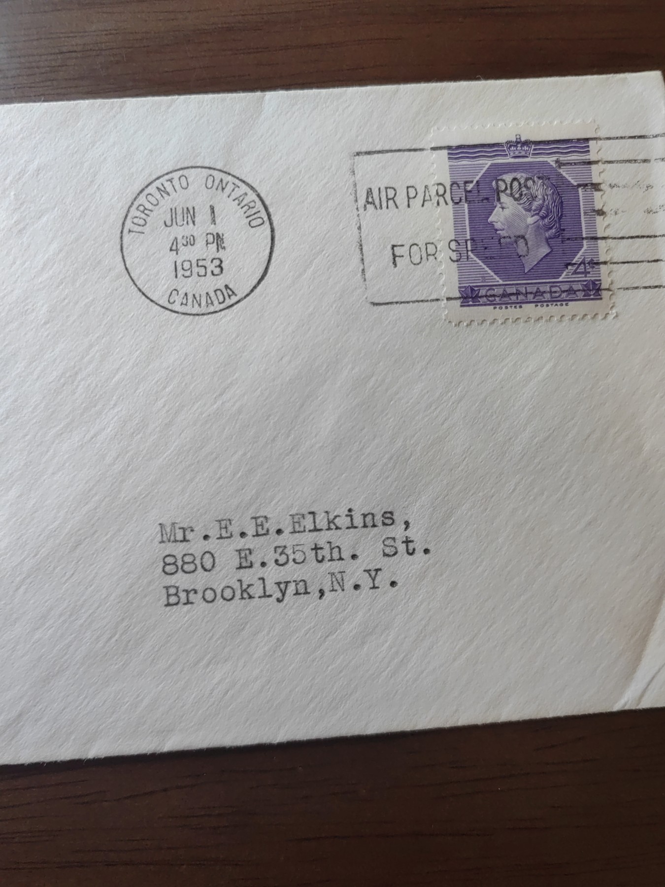 外国邮品精品专场（秒杀）第①②场 加拿大女王伊丽莎白二世邮封4件