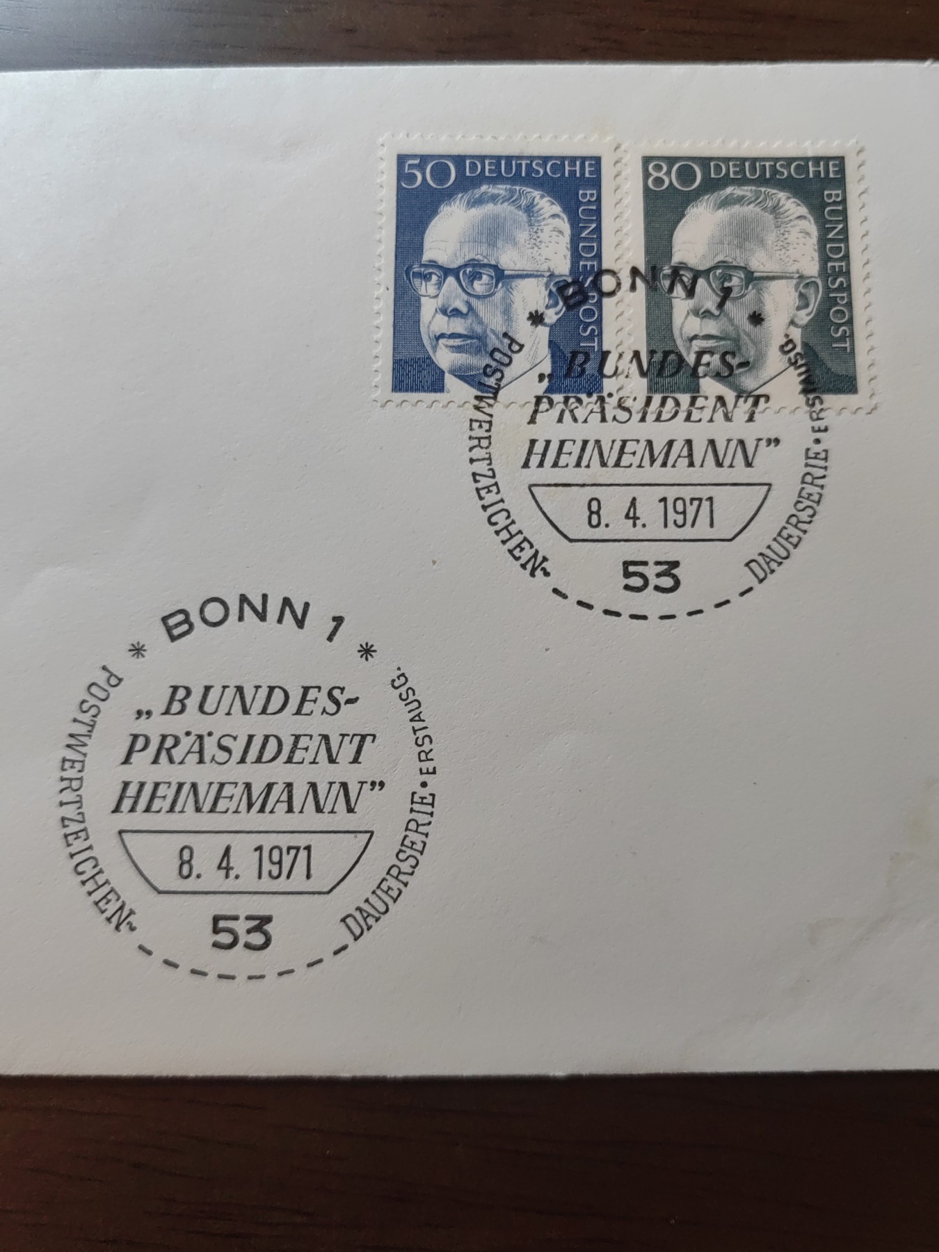 外国邮品精品专场（秒杀）第①②场 德国联邦总统纪念邮封3件