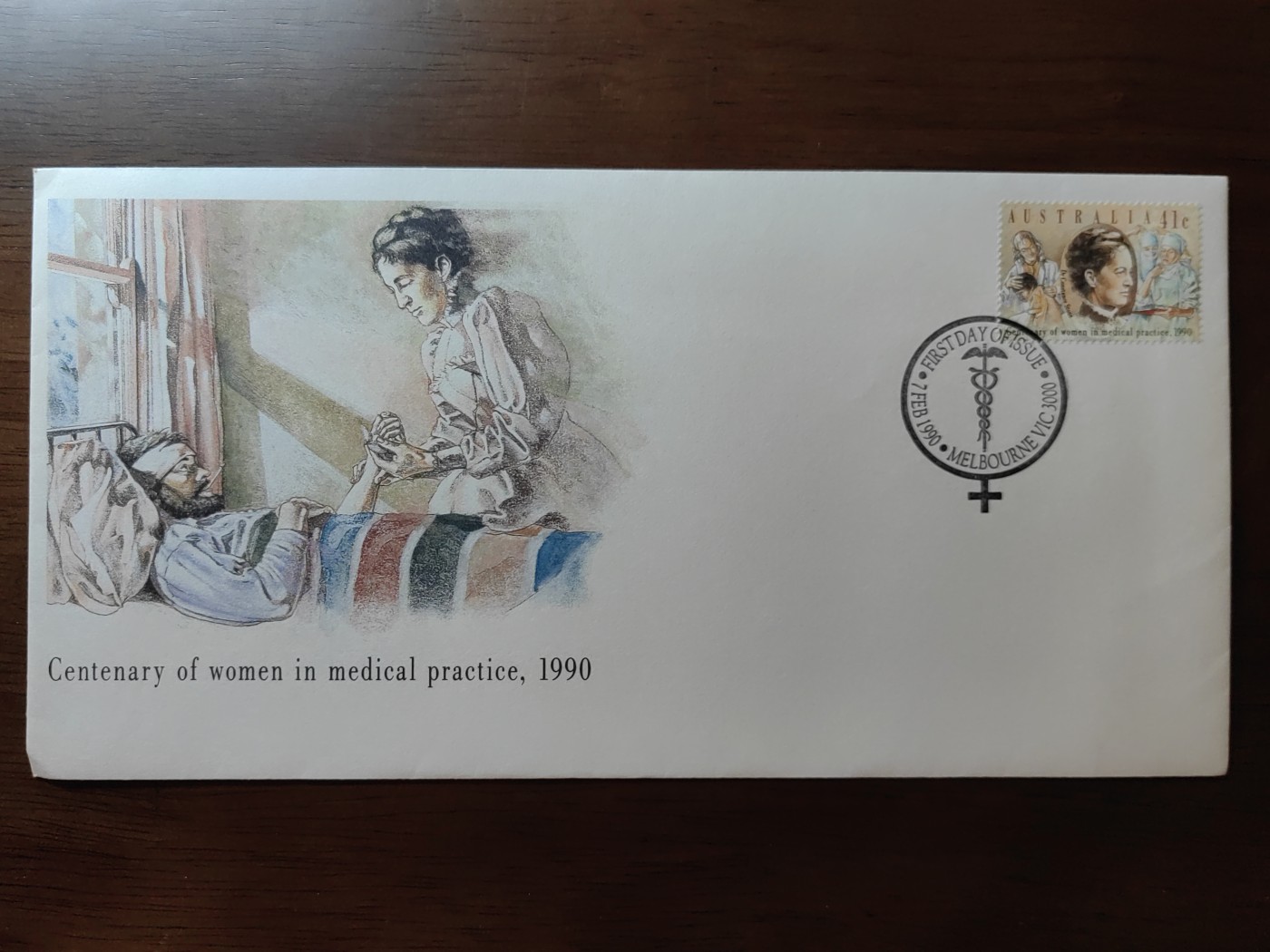 外国邮品精品专场（秒杀）第①②场 第一位女性医生 澳大利亚1990年