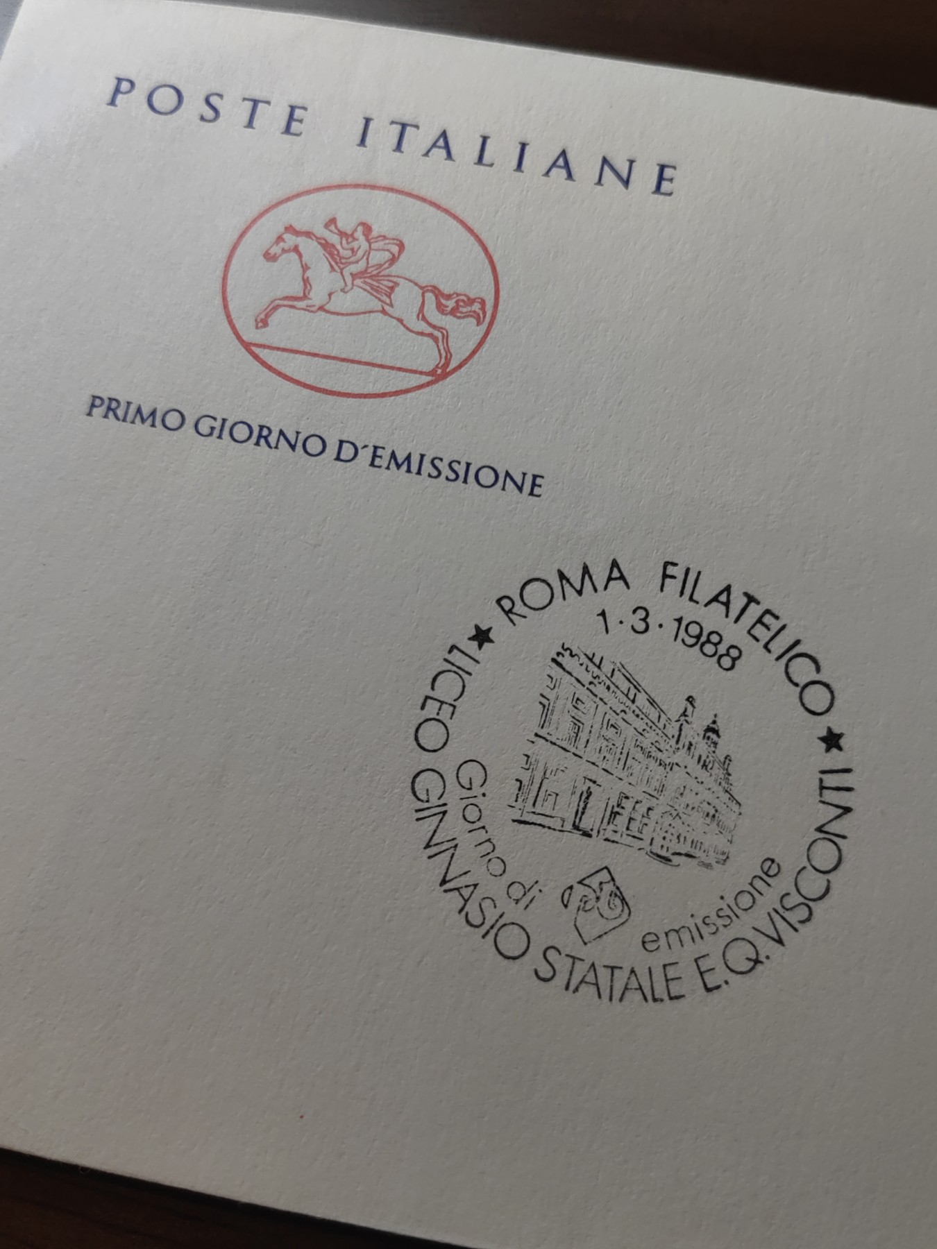 外国邮品精品专场（秒杀）第①②场 1988年米兰的帕里尼中学纪念邮封