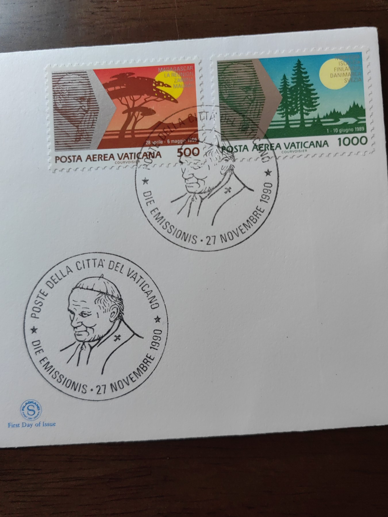 外国邮品精品专场（秒杀）第①②场 意大利1990 教皇纪念邮封