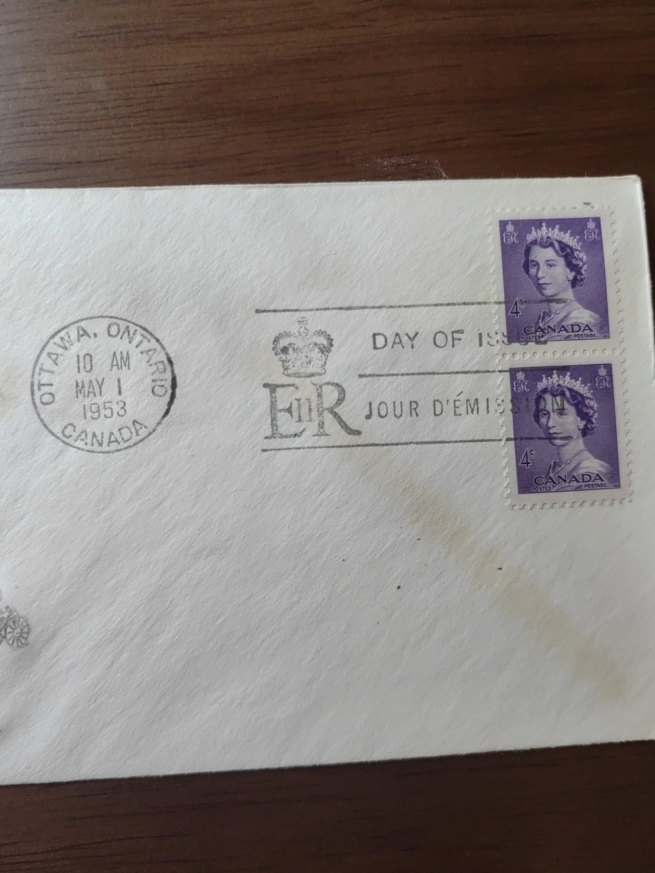 外国邮品精品专场（秒杀）第①②场 加拿大女王伊丽莎白二世邮封4件