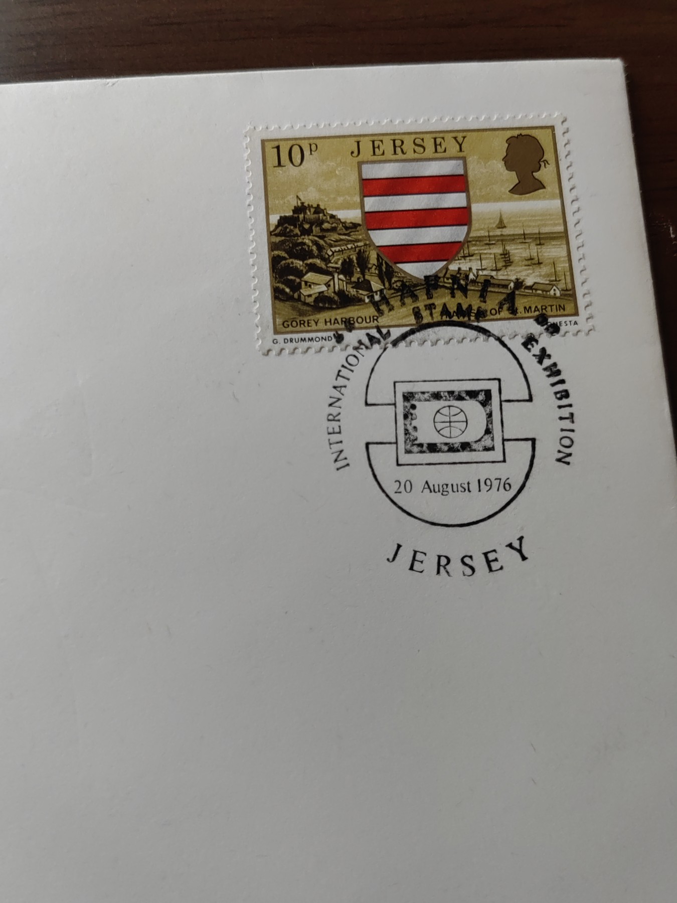 外国邮品精品专场（秒杀）第①②场 英国泽西岛1976 英吉利海峡地图