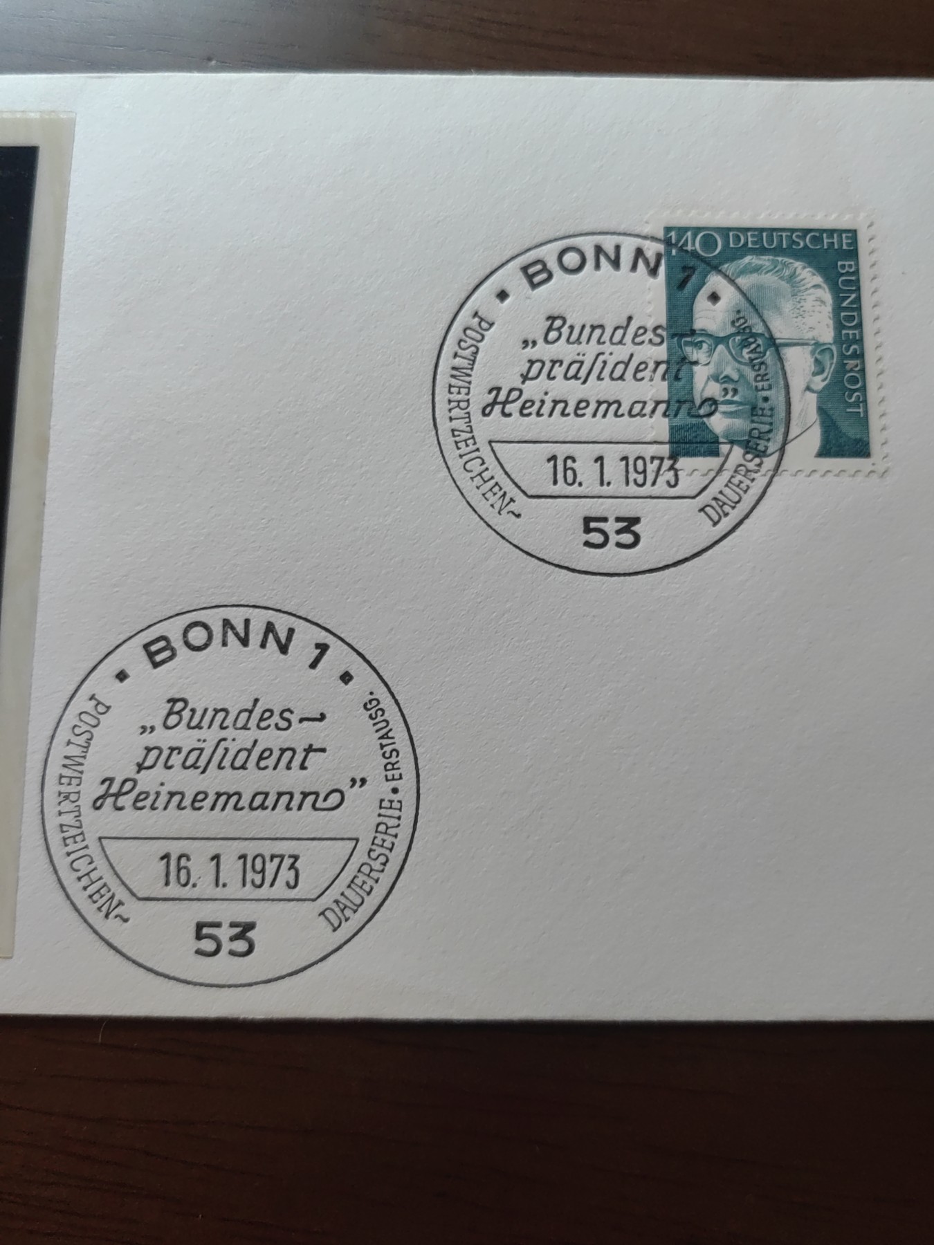 外国邮品精品专场（秒杀）第①②场 德国联邦总统纪念邮封3件