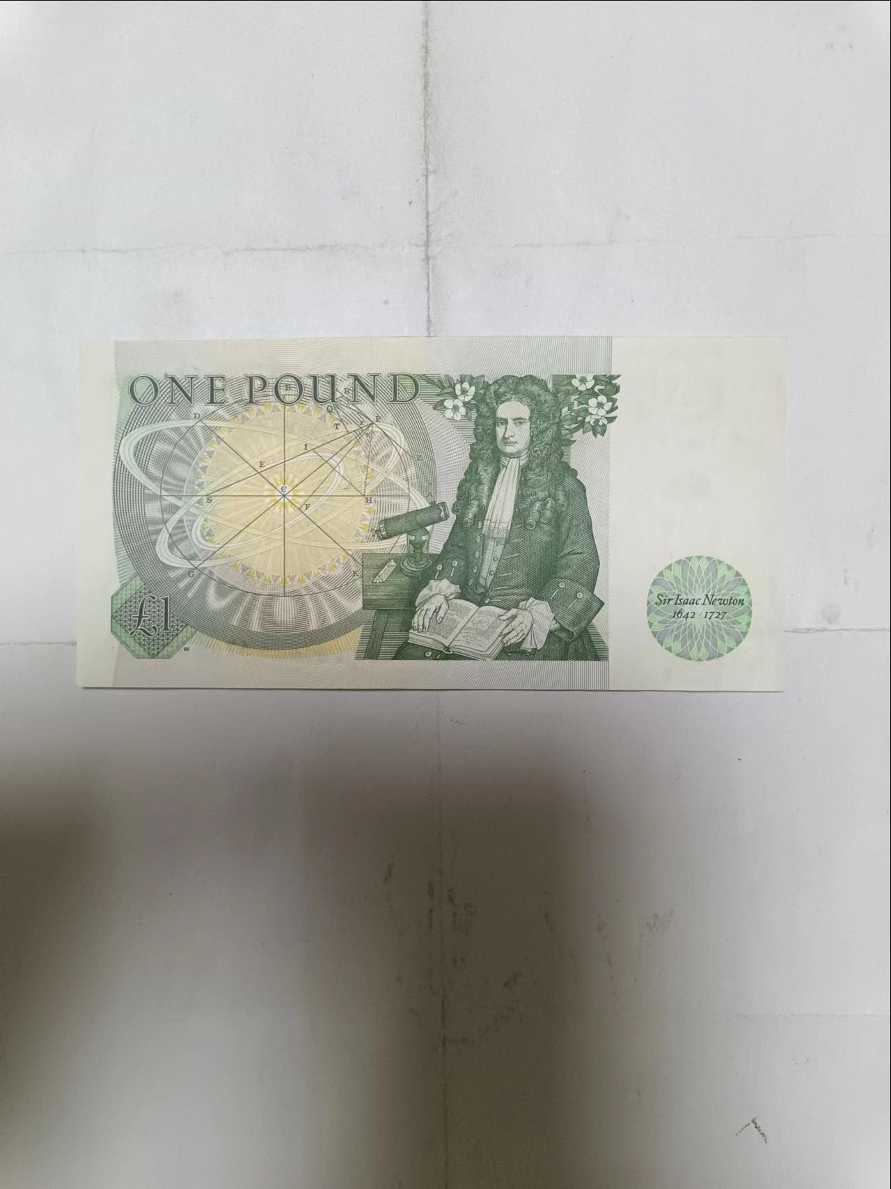 【20231009】非全新纸币第七十五场 英国D序列1镑，好品
