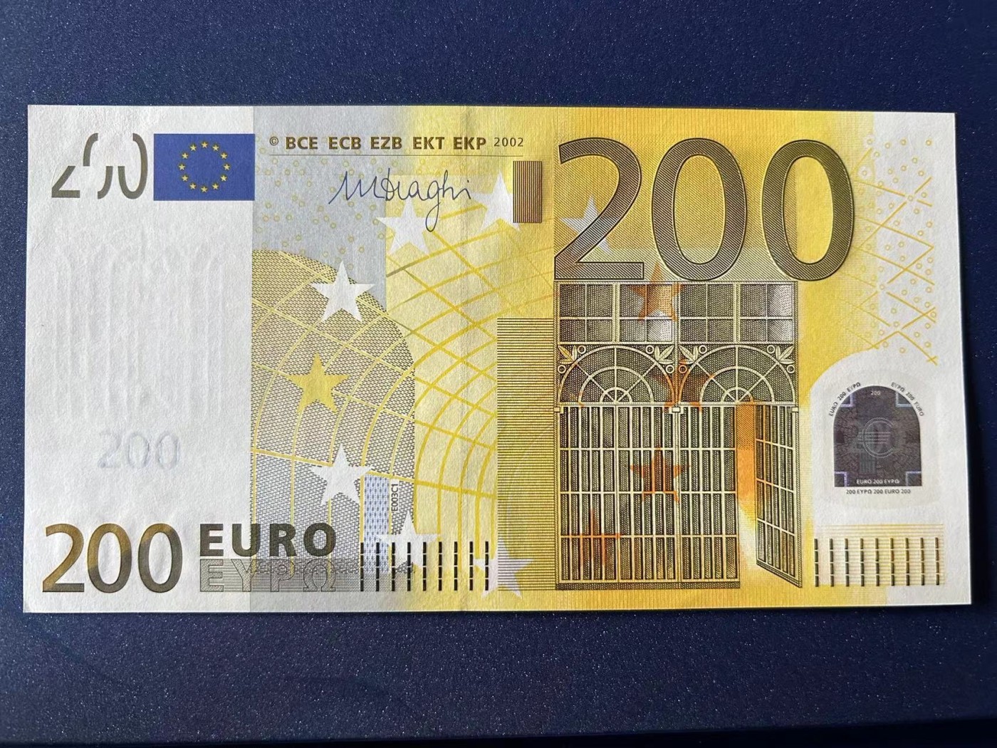收藏联盟Quantum Auction 第295期拍卖  欧盟国家德国2002年200欧元 品相全新UNC 号码全程无347
