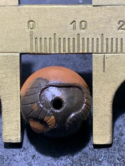 精美亚光战国红玛瑙手工俏色巧雕牛头珠一个，寓意，扭转乾坤， 精美亚光战国红玛瑙手工俏色巧雕牛头珠一个，寓意，扭转乾坤，