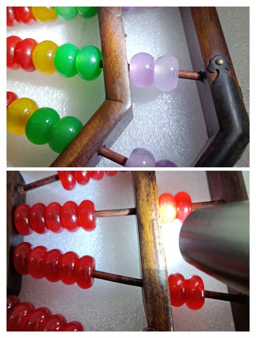 旧藏清代翡翠八方来财老算盘，保存完整，品相一流，喜欢的联系，收藏佳品