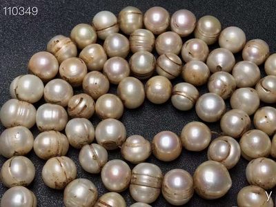 天然珍珠项链，质地细腻，通透漂亮，器型美丽大气，包浆浓郁，保存完好，收藏珍品！ 天然珍珠项链，质地细腻，通透漂亮，器型美丽大气，包浆浓郁，保存完好，收藏珍品！