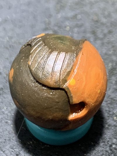 精美亚光战国红玛瑙手工俏色巧雕牛头珠一个，寓意，扭转乾坤， 精美亚光战国红玛瑙手工俏色巧雕牛头珠一个，寓意，扭转乾坤，