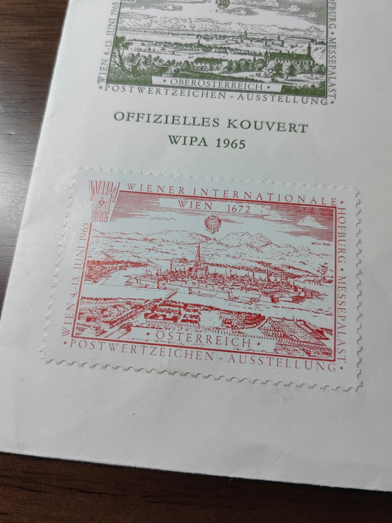 外国邮品精品专场（秒杀）第①③场 奥地利1965 国际邮展文字记录历史
