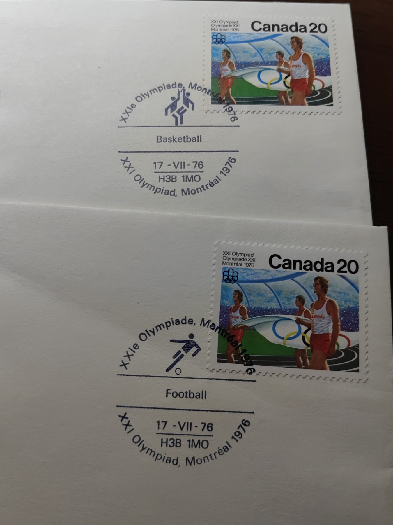 外国邮和小本票精品专场（秒杀和拍卖）第①⑥场 加拿大1976 第二十一届奥林匹克运动会（9封）不同项目