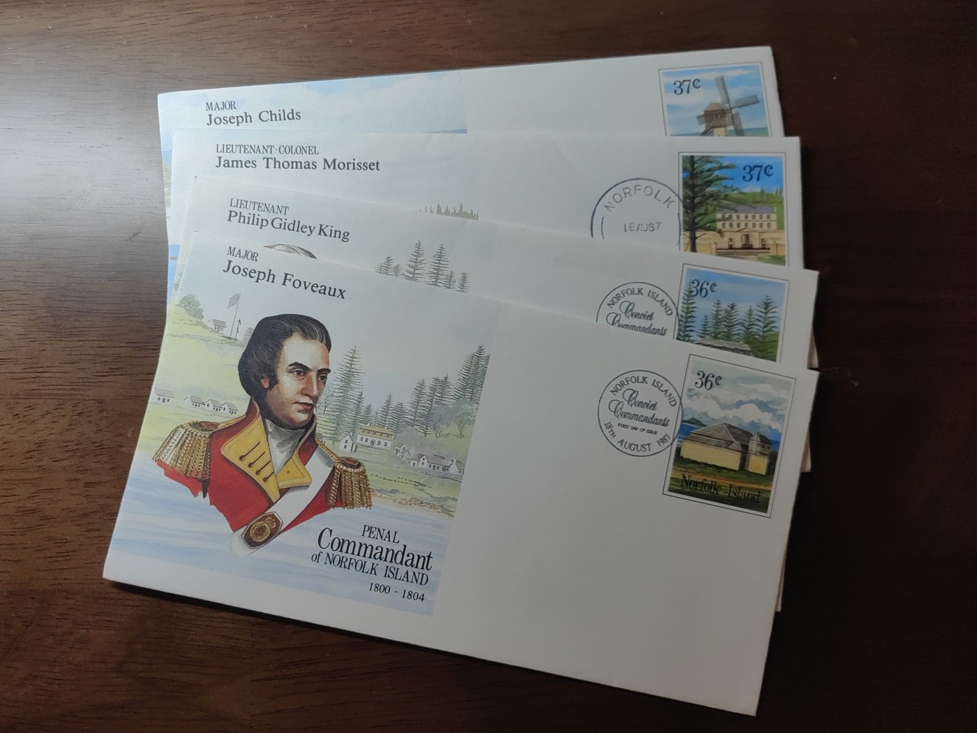 外国邮和小本票精品专场（秒杀和拍卖）第①⑥场 诺福克1987 著名军人纪念邮封